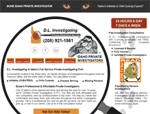 Tablet Screenshot of boiseinvestigators.com
